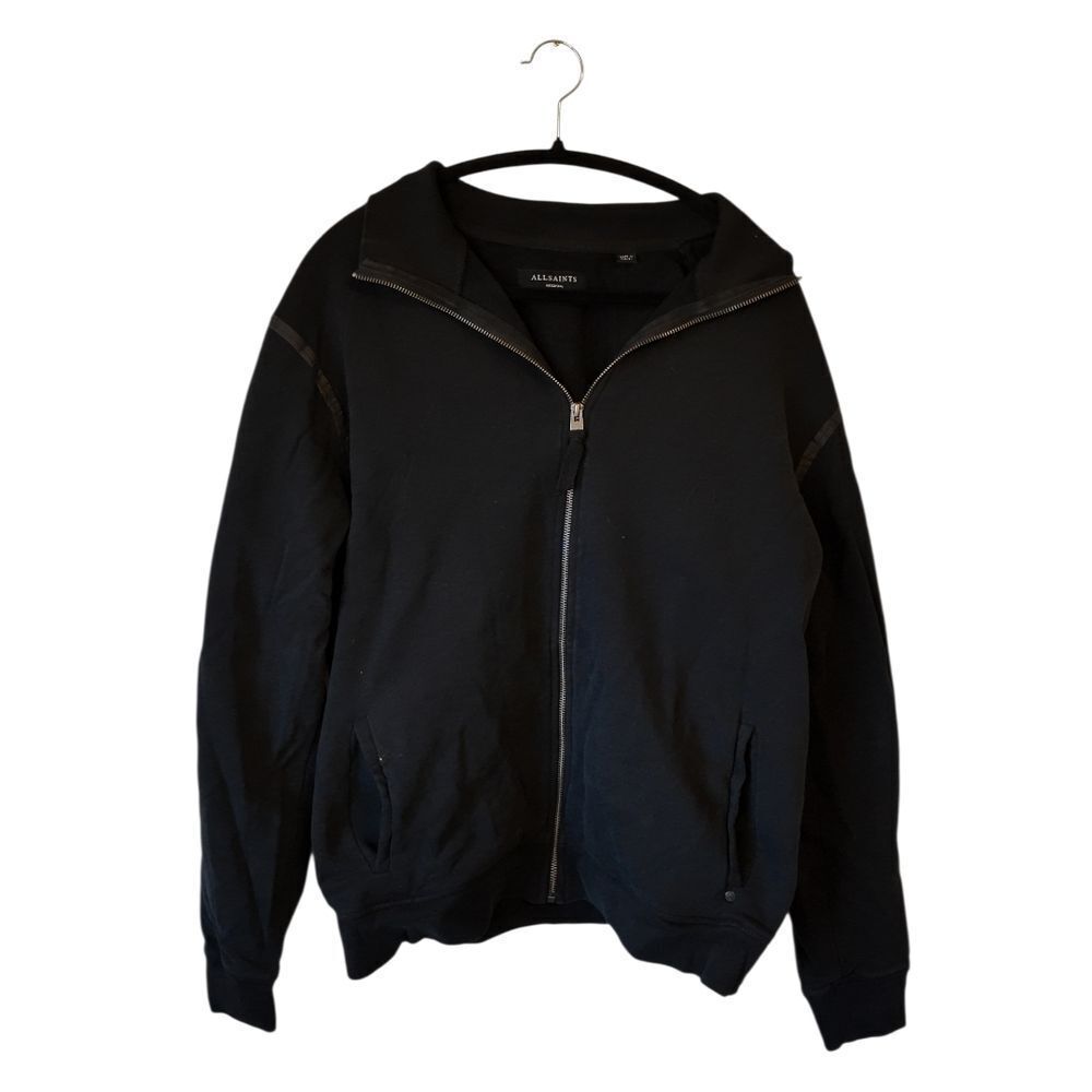 All Saints Black Zip-Up Size M